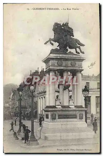 Ansichtskarte AK Clermont Ferrand la rue Blatin