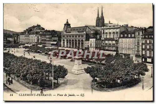 Cartes postales Clermont Ferrand place de Jaude