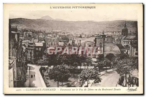 Ansichtskarte AK L'Auvergne Pittoresque Clermont Ferrand panorama sur le Puy de Dome vu du Boulevard Desaix