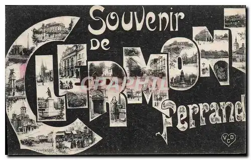 Cartes postales Souvenir de Clermont Ferrand