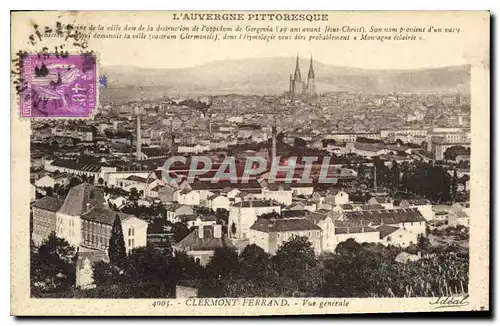 Cartes postales Clermont Ferrand vue generale