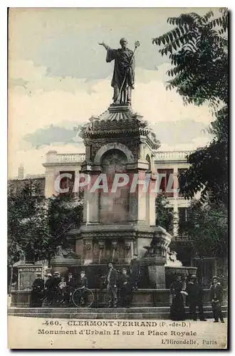 Ansichtskarte AK Clermont Ferrand P de D monument d'Urbain II sur la place Royale