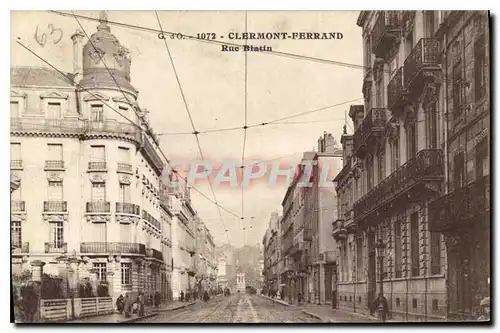 Cartes postales Clermont Ferrand rue Blatin