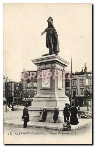 Cartes postales Clermont Ferrand statue de Desaix