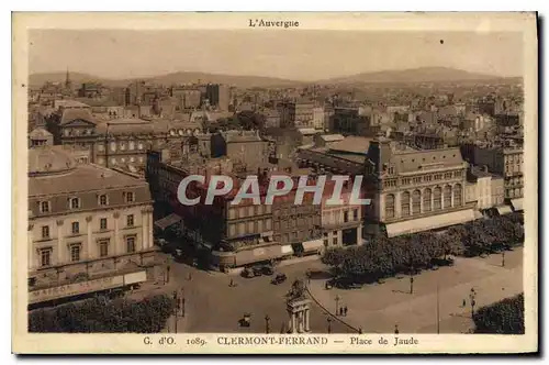 Cartes postales L'Auvergne Clermont Ferrand place de Jaude