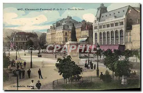 Cartes postales Clermont Ferrand P de D place de Jaude