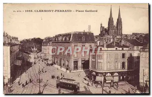 Cartes postales Clermont Ferrand place Gaillard