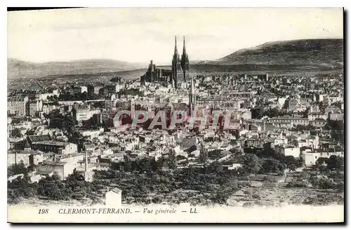 Cartes postales Clermont Ferrand vue generale