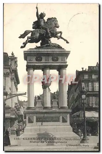 Cartes postales Clermont Ferrand Puy de Dome statue de Vercingetorix