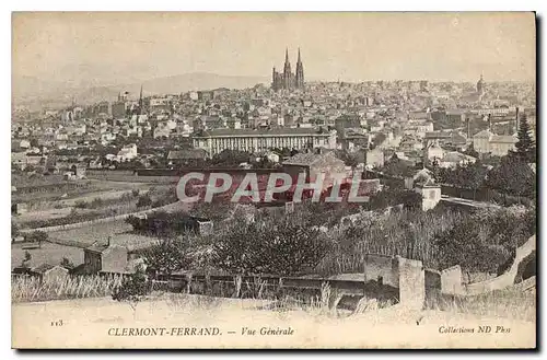 Cartes postales Clermont Ferrand vue generale