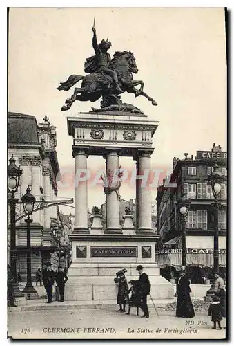 Cartes postales Clermont Ferrand la statue de Vercingetorix