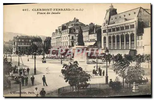 Cartes postales Clermont Ferrand P de D place de Jaude