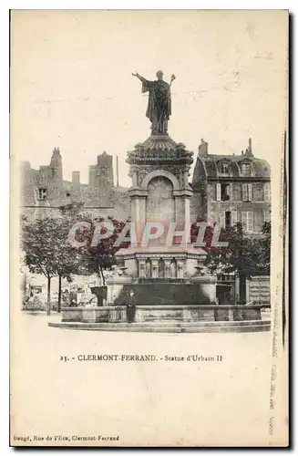 Ansichtskarte AK Clermont Ferrand statue d'Urbain II