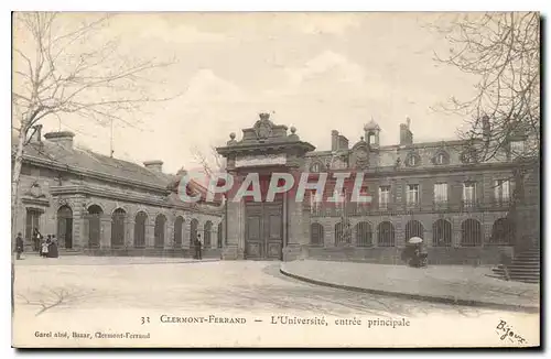 Cartes postales Clermont Ferrand L'Universite entree principale