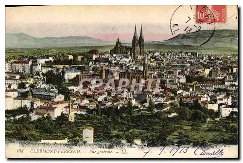 Cartes postales Clermont Ferrand Vue generale