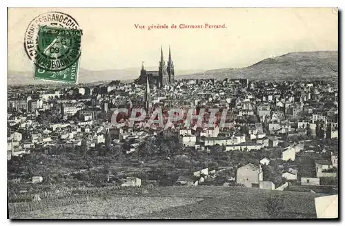 Cartes postales Vue generale de Clermont Ferrand