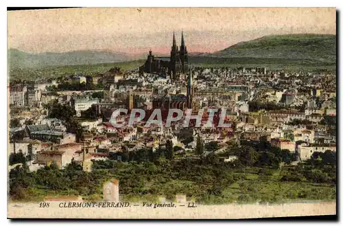 Cartes postales Clermont Ferrand Vue generale