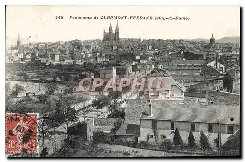 Cartes postales Panorama de Clermont Ferrand P de D