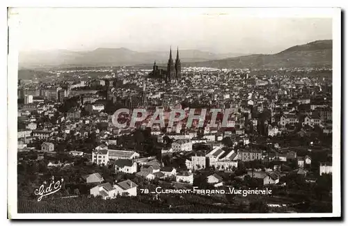 Cartes postales Clermont Ferrand Vue generale