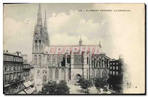 Cartes postales Clermont Ferrand La Cathedrale