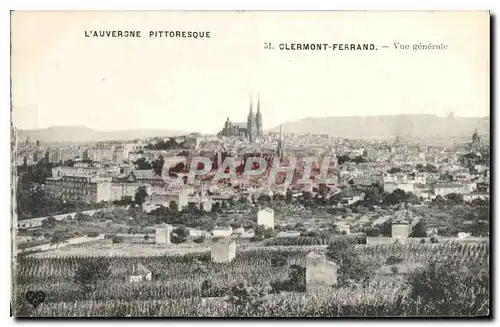 Cartes postales Clermont Ferrand Vue generale