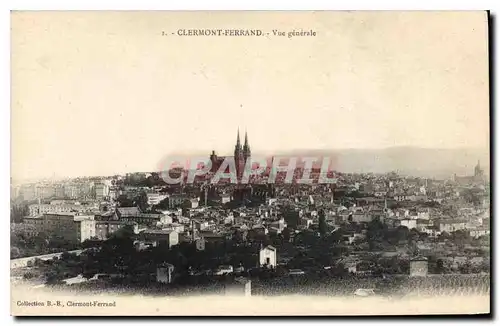 Cartes postales Clermont Ferrand Vue generale