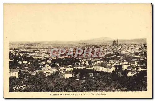 Cartes postales Clermont Ferrand P de D Vue generale