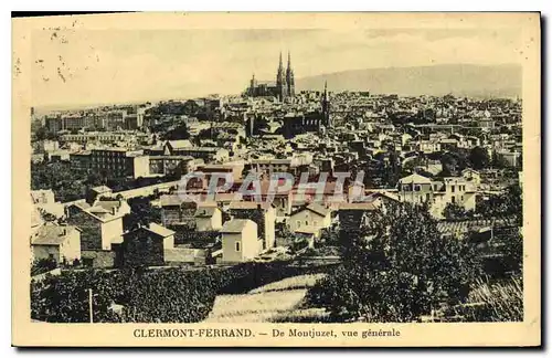 Cartes postales Clermont Ferrand De Montjuzet Vue generale