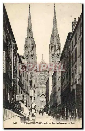 Cartes postales Clermont Ferrand La Cathedrale