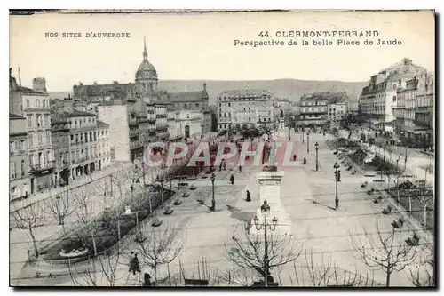 Cartes postales Clermont Ferrand Perspective de la belle Place de Jaude