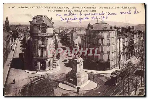 Ansichtskarte AK Clermont Ferrand Avenue Charras Avenue Albert Elisabeth et Avenue de la Grande Bretagne
