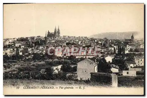 Cartes postales Clermont Ferrand Vue generale