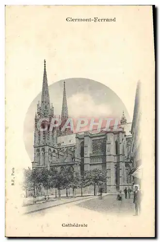 Cartes postales Clermont Ferrand Cathedrale