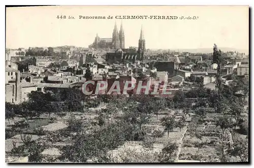 Cartes postales Panorama de aclermont Ferrand P de D