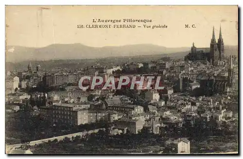 Cartes postales Clermont Ferrand Vue generale