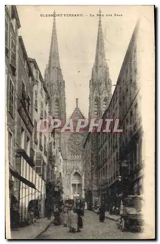 Cartes postales Clermont Ferrand La Rue des Gras