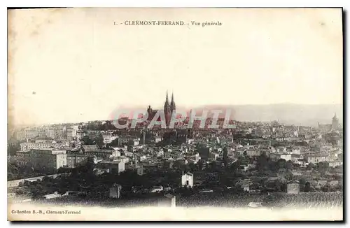 Cartes postales Clermont Ferrand Vue generale