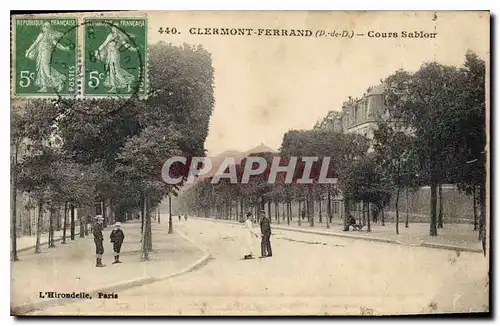 Cartes postales Clermont Ferrand P de d Cours Sablon