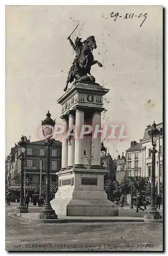 Cartes postales Clermont Ferrand Statue de Vercingetorix