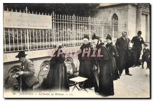 Cartes postales Lourdes La Grotte les Robinets