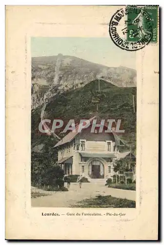 Cartes postales Lourdes Gare du Funiculaire Pic du Ger