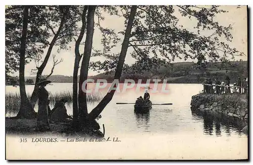 Cartes postales Lourdes Les Bords du Lac