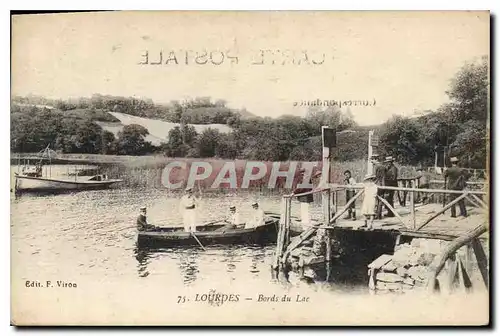 Cartes postales Lourdes Bords du Lac