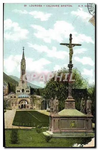 Cartes postales Lourdes Calvaire Breton