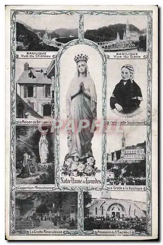 Cartes postales Notre Dame de Lourdes