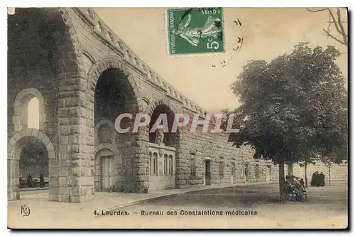 Cartes postales Lourdes Bureau des Constatations medicales