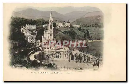 Cartes postales Lourdes La Basilique