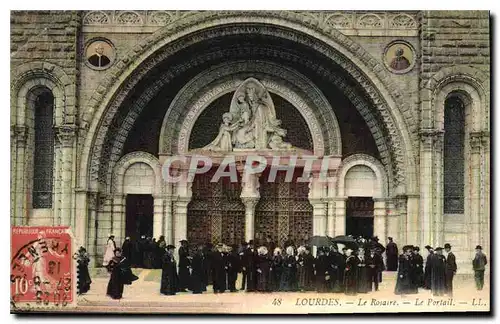 Cartes postales Lourdes Le Rosaire Le Portail