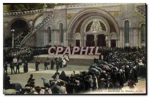 Cartes postales Lourdes Benediction des Malades