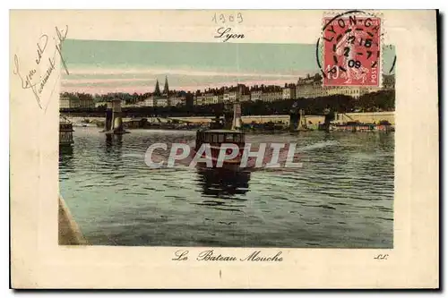 Cartes postales Lyon Le Bateau Mouche